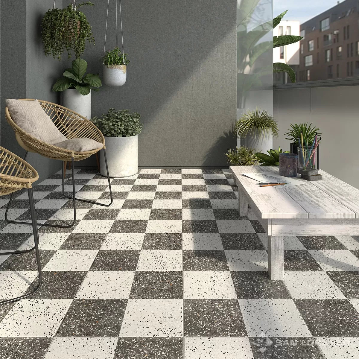 Berta Mixtura - 45.3x45.3 - Ceramic - San Lorenzo - 1st (m2)