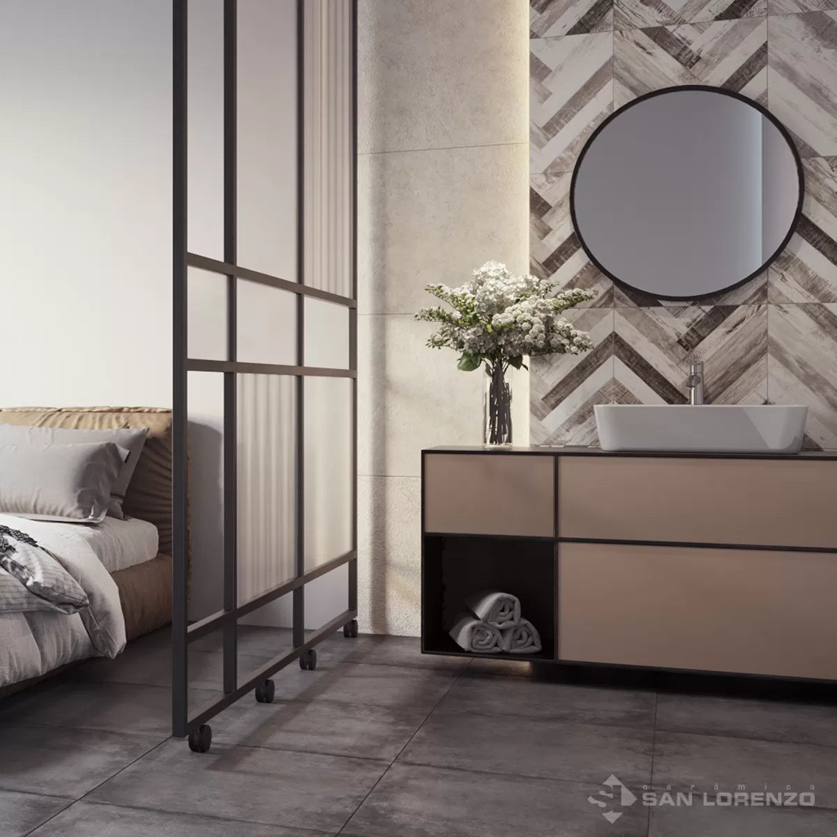 Donker Soft - 45.3x45.3 - Ceramic - San Lorenzo - 1st (m2)