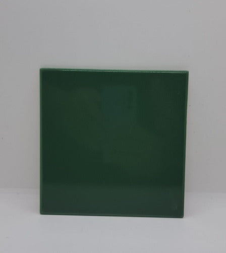 Azulejo Verde Pino Brillante 15,2 X 15,2 - Acuelera ( X PIEZA) - 1era