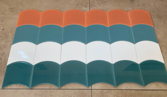 Curve Azulejo Agua Brillante 10 X 12 - Acuelera ( X CAJA de 0,29 m2) - 1era