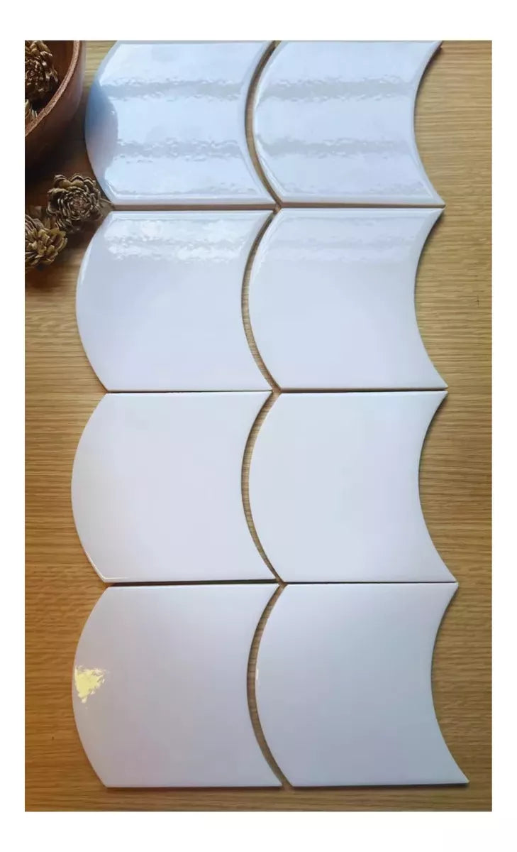 Curve Azulejo Blanco Brillante 10 X 12 - Acuelera ( X CAJA de 0,29 m2) - 1era