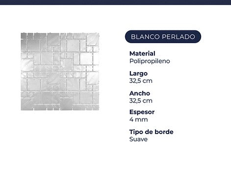 French Blanco Perlado x m2