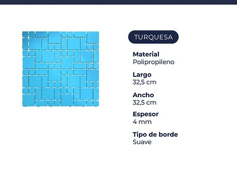 French Turquesa x m2