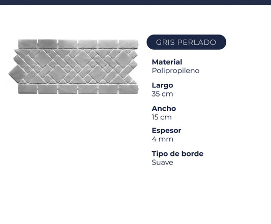 Guarda Ancha Gris Perlado