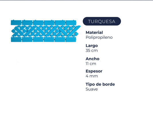 Guarda Angosta Turquesa