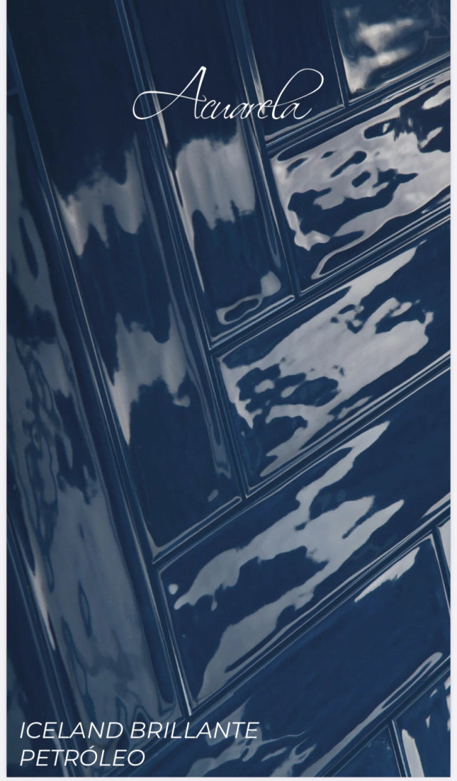 Iceland Petroleo Brillante 7,7X30,5 - Acuelera ( X M2) - 1era