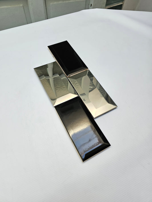 Subway Bisel (Combinada Ceramica) Negra - 1era