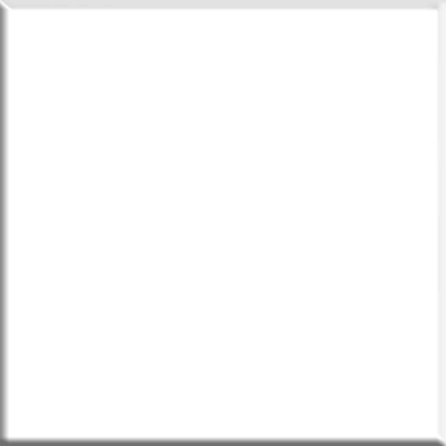 White Glossy Tile - 15x15 - Watercolor - 1st