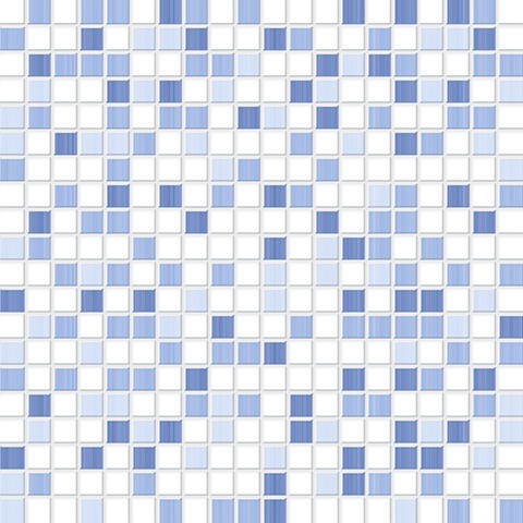 Aquarium Blau - 60 x 60 - Alberdi - Porzellan - 1. (m2)