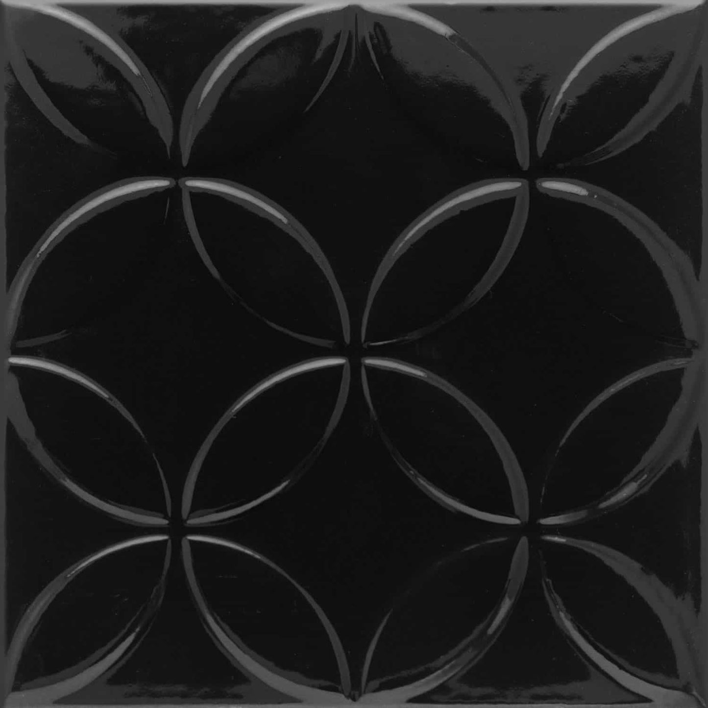 Azulejo Ceramica Florencia Negro 15 X 15 - Acuelera ( X M2) - 1era