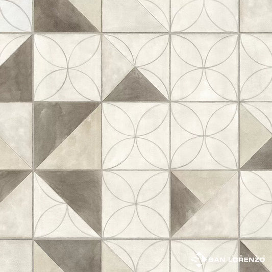 Blumenüberlappung – 45,3 x 45,3 – Keramik – San Lorenzo – 1. (m2)