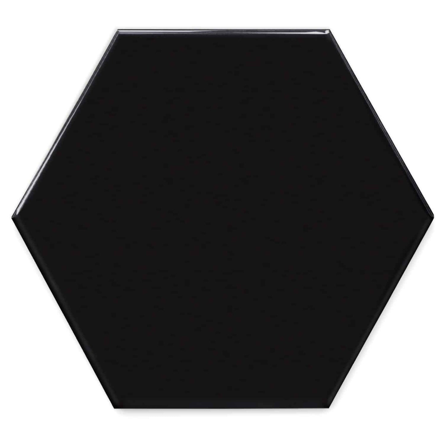 Piso Pared Hexagono Negro Mate 15 X 17 - Acuelera ( X M2) - 1era