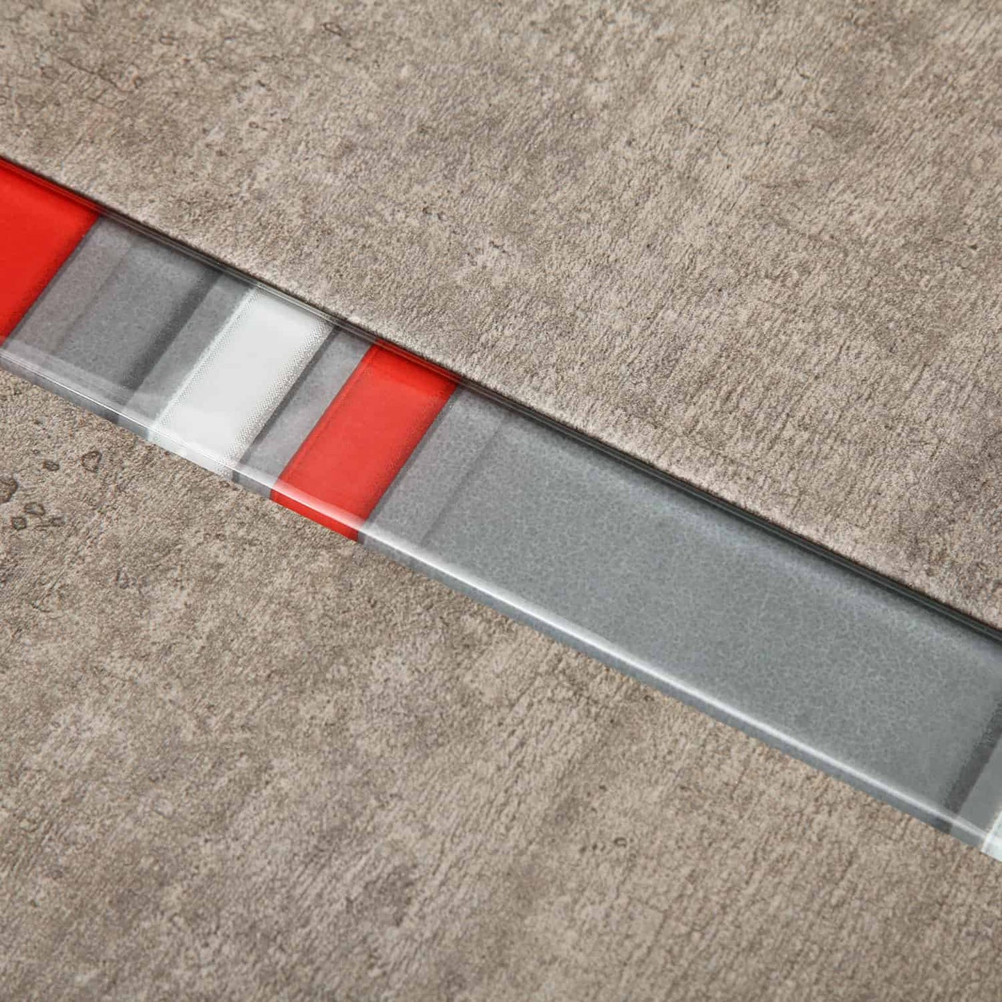 Red Urban Listel - 3.3x29.7 - Watercolor - 1st