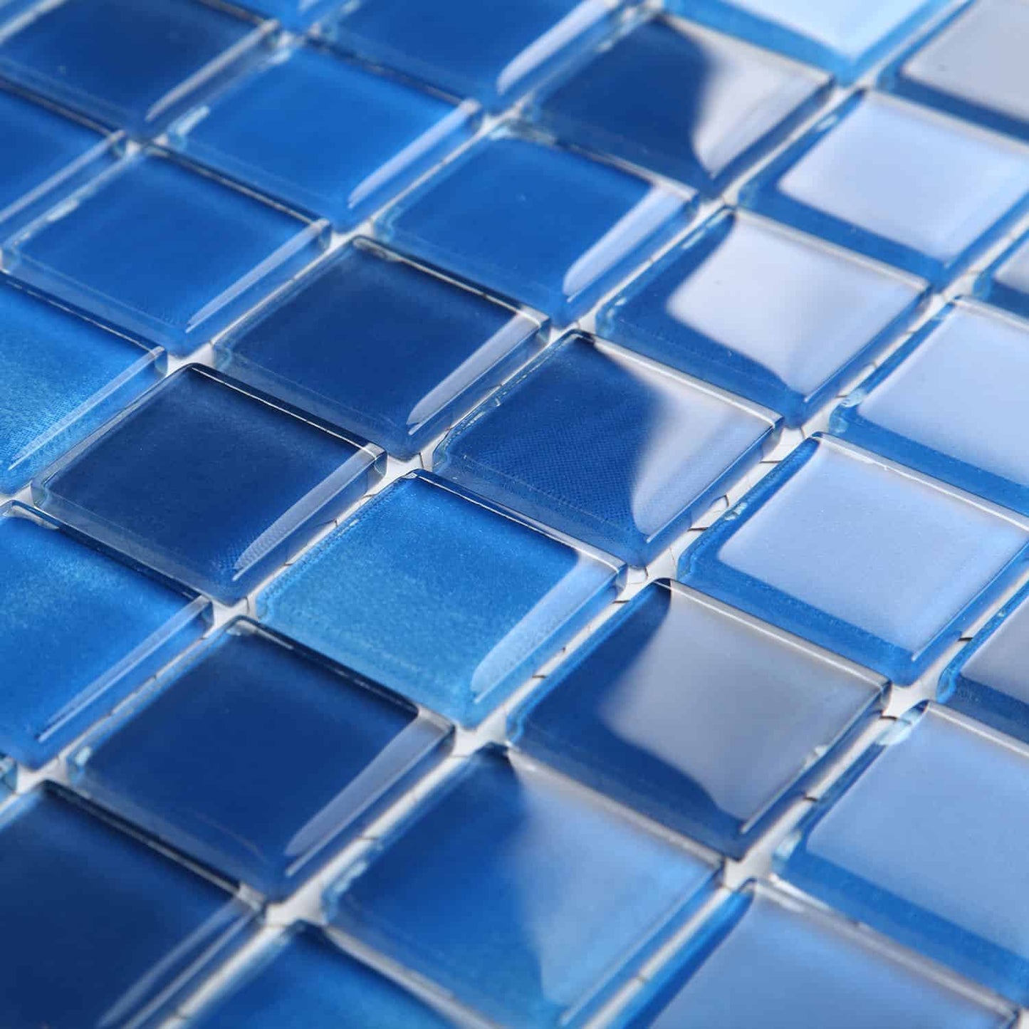 Venecita Frappe Cielo Brillante 28,5 X 28,5 (Pz.3,3X3,3) - Acuelera ( X PIEZA) - 1era