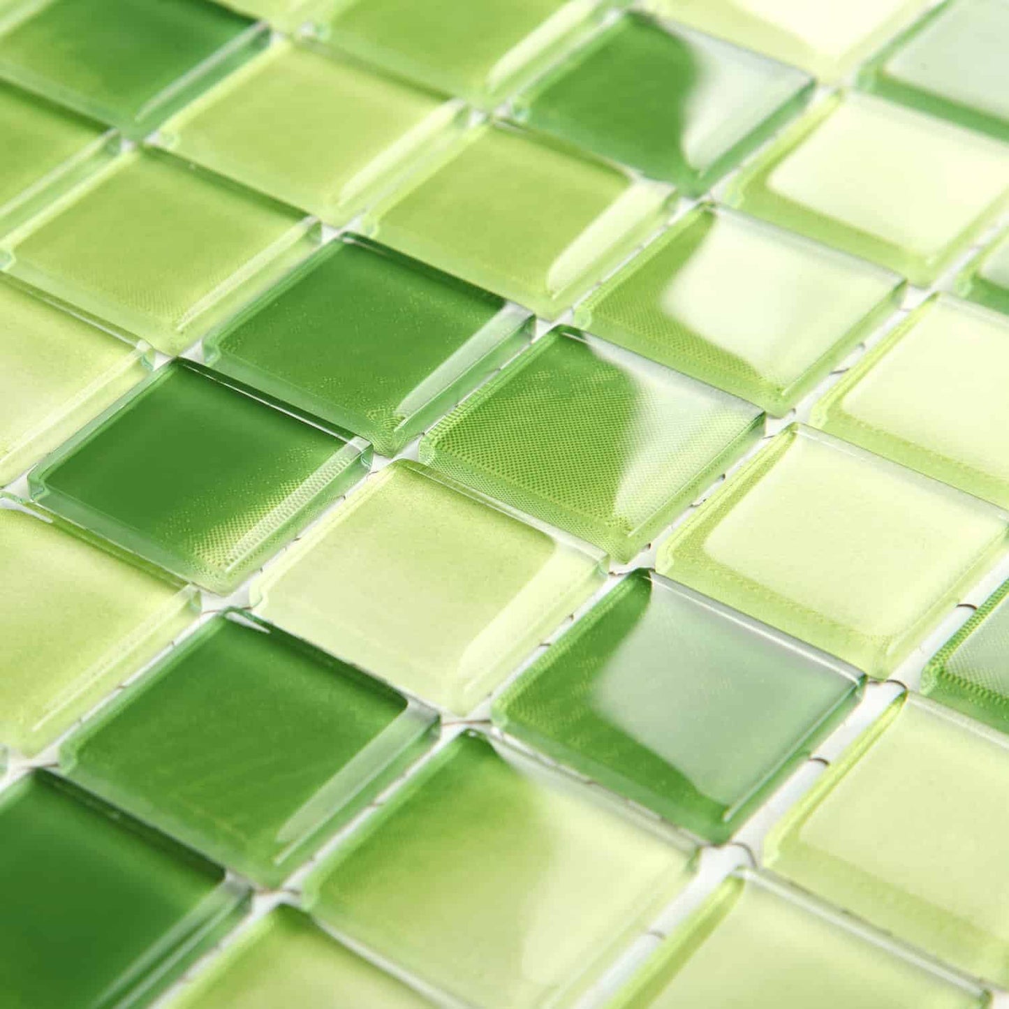 Venecita Frappe Kiwi Brillante 28,5 X 28,5 (Pz.3,3X3,3) - Acuelera ( X PIEZA) - 1era