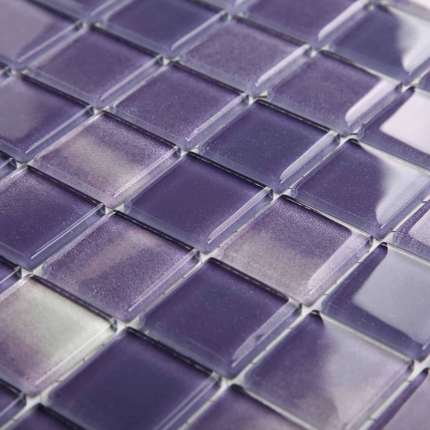 Venecita Frappe Mora Brillante 28,5 X 28,5 (Pz.3,3X3,3) - Acuelera ( X PIEZA) - 1era