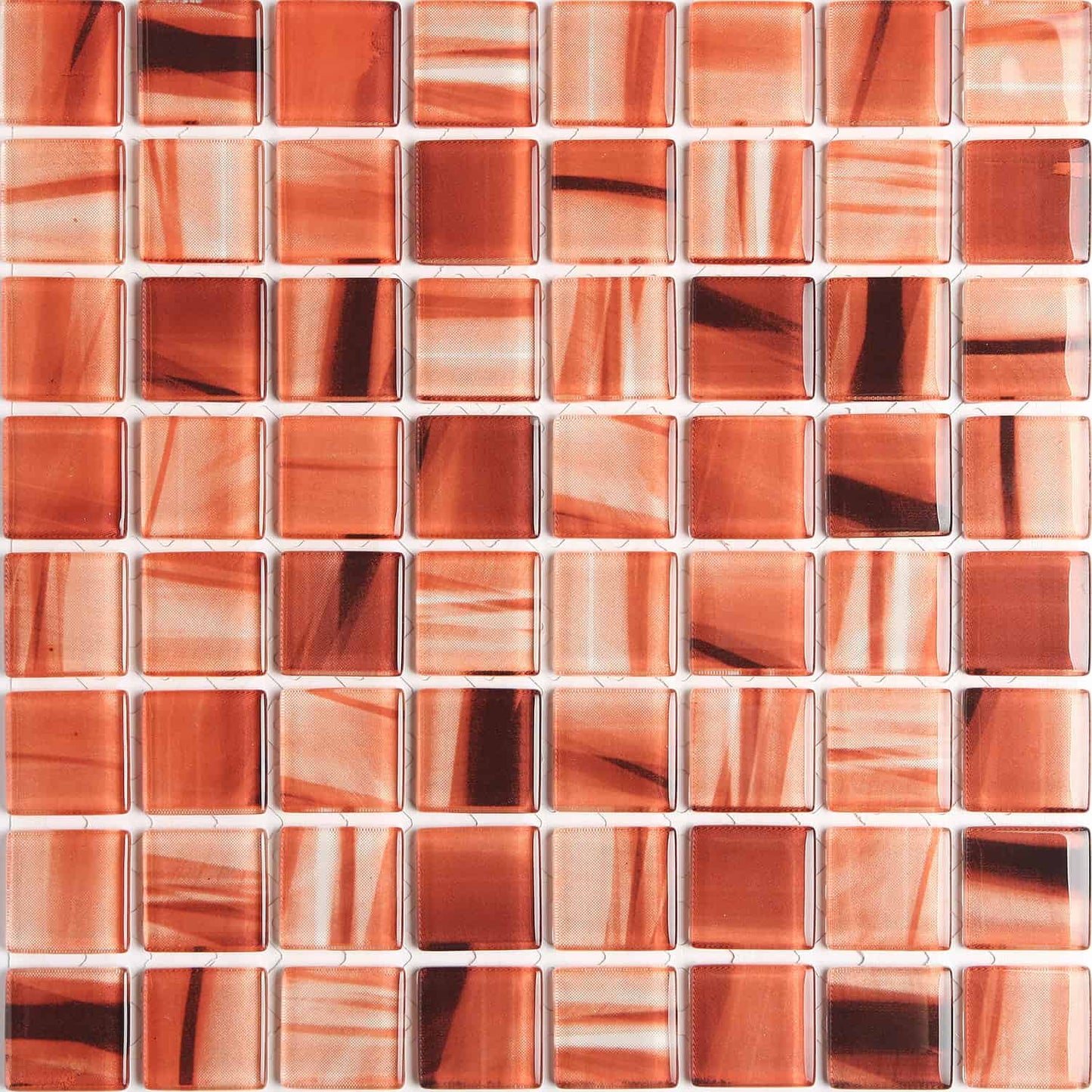 Saks Orange Mesh – 28,5 x 28,5 – Aquarell – 1