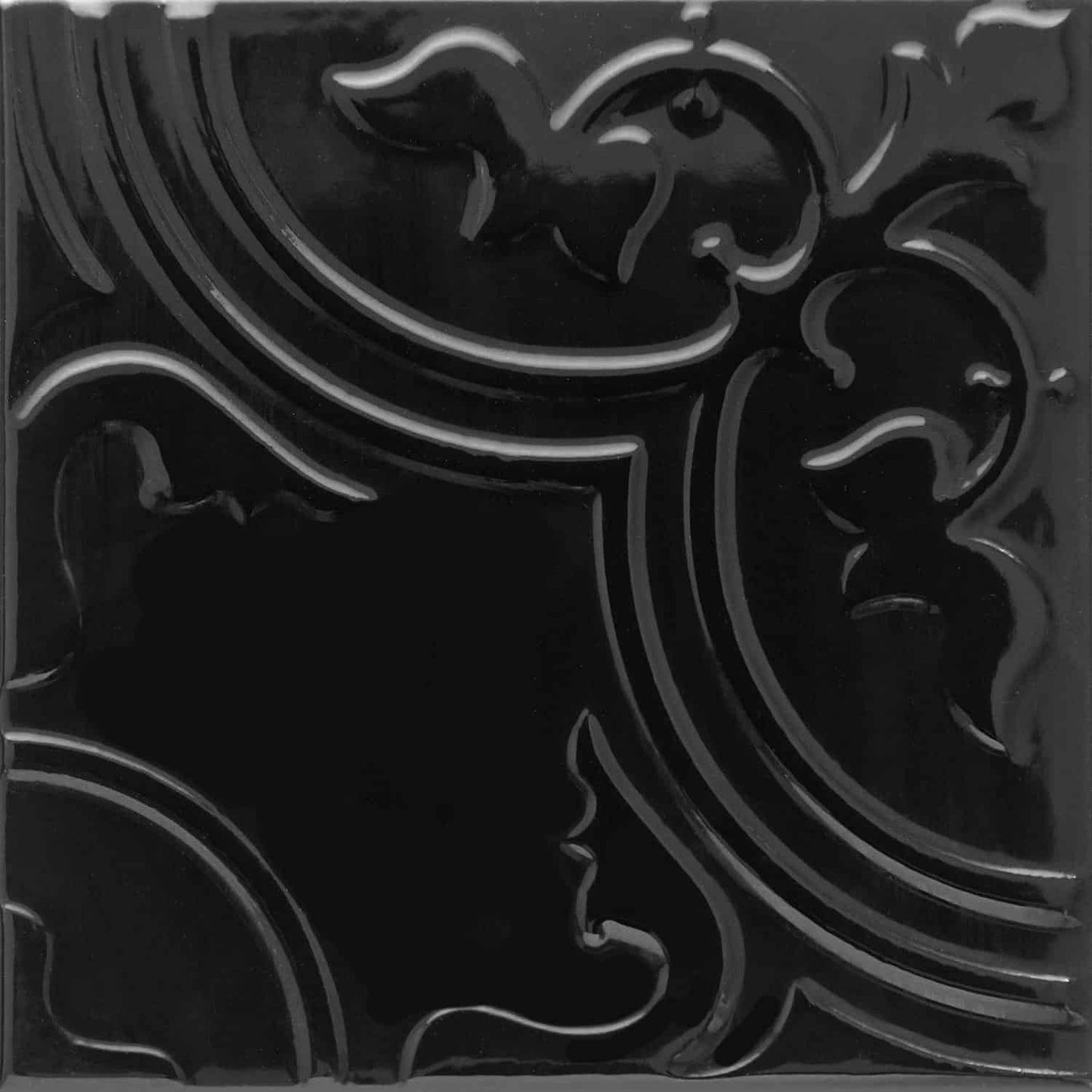 Azulejo Ceramica Nordica Negro 15 X 15 - Acuelera ( X M2) - 1era