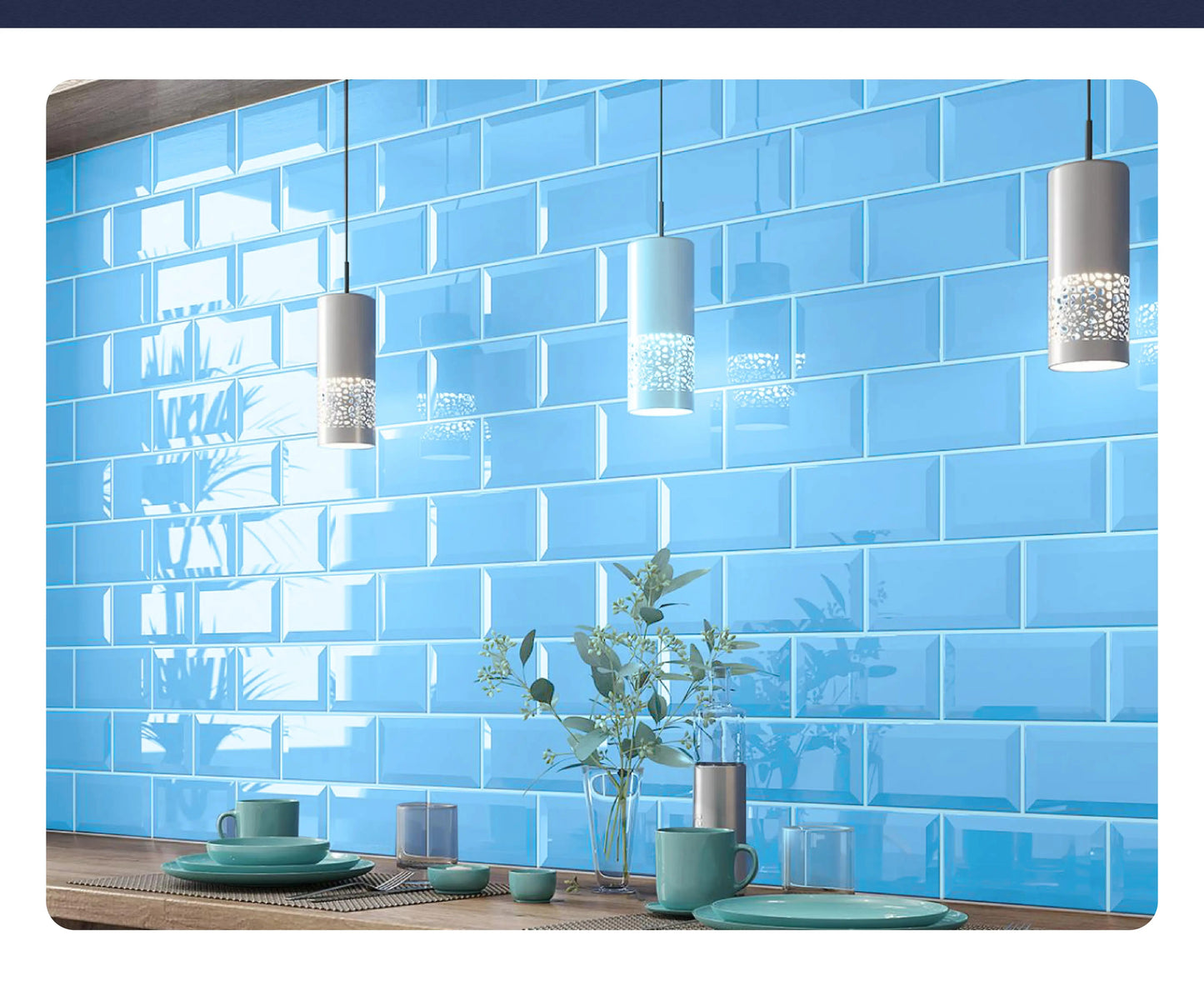 Subway Celeste Claro x m2