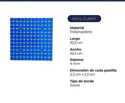 Venecita Clasica Azul Claro x m2