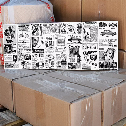 Azulejo Ceramica Diario De Epoca 1900 20 X 50 - Acuelera ( X CAJA de 0,5 m2) - 1era