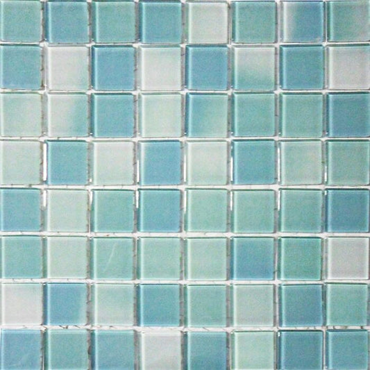 Venecita Frappe Agua Brillante 28,5 X 28,5 (Pz.3,3X3,3) - Acuelera ( X PIEZA) - 1era