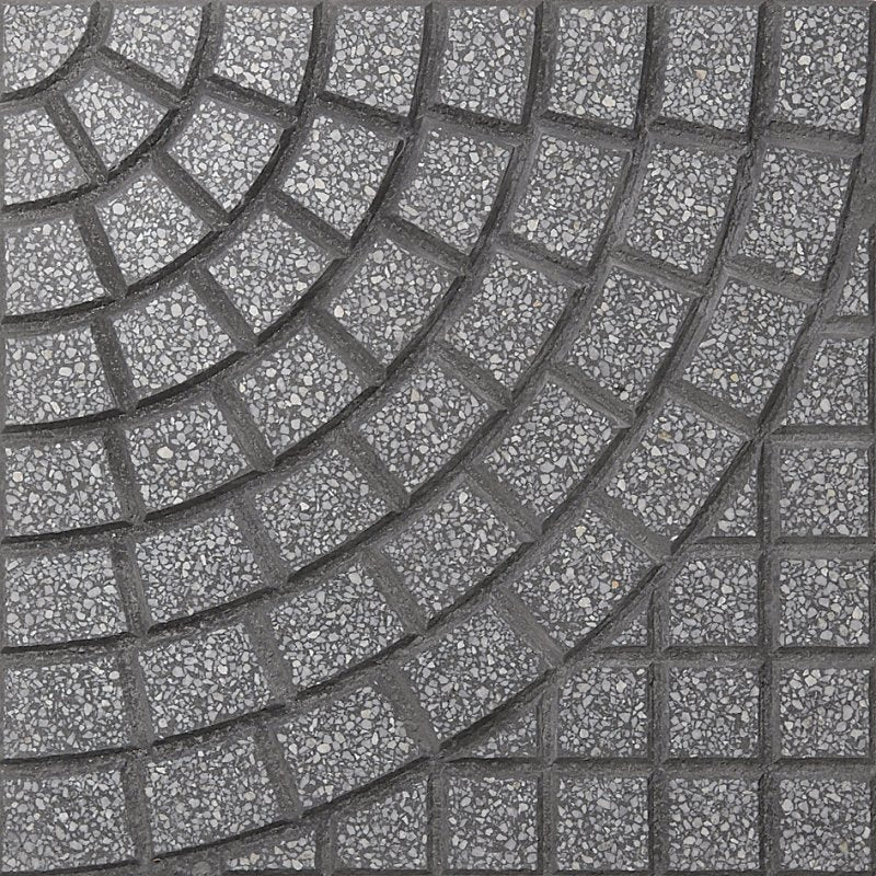 Runder Pflasterstein – Dunkles Bardiglio-Grau – Granit – 1. (m2)