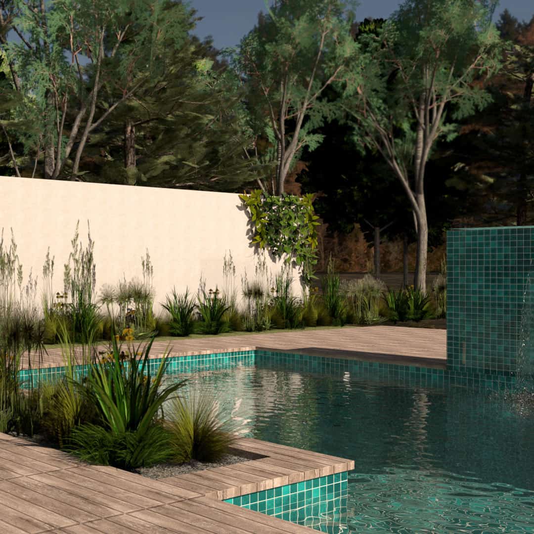 Petra Esmeralda Mesh – 27x27 – Aquarell – 1