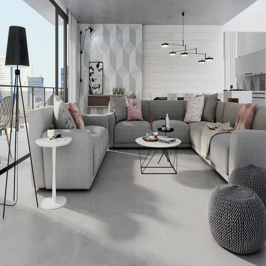 Porcelanato Munich Gris Natural 100 X 100 Rect. - Acuelera ( X M2) - 1era