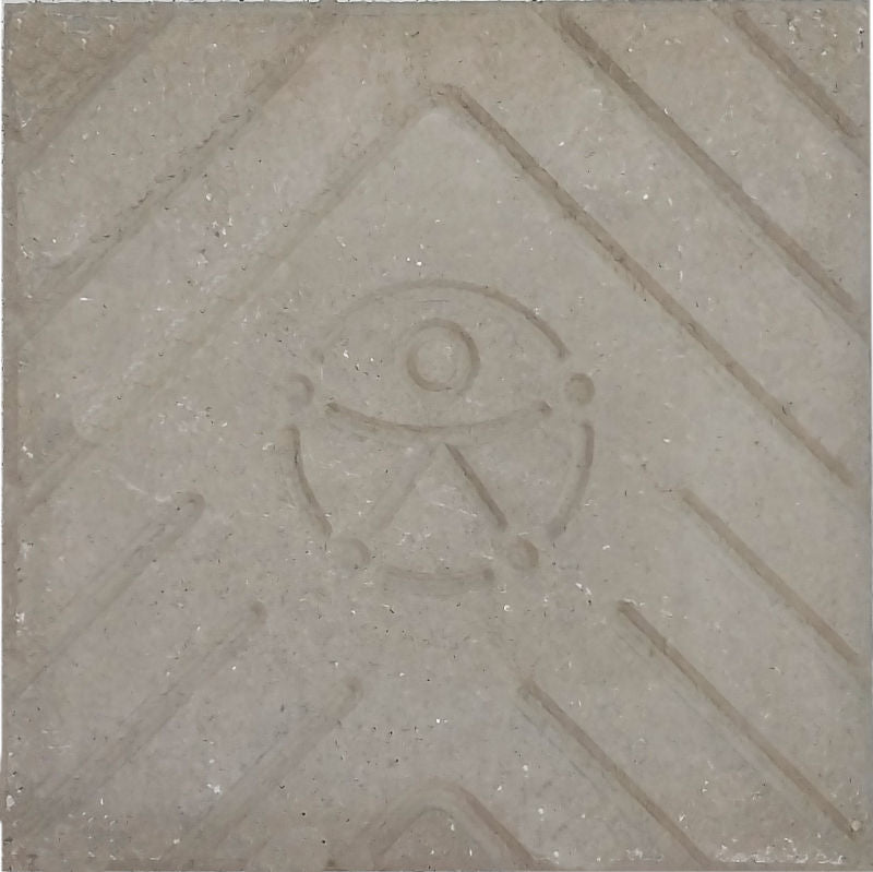 Rampe 40x40 Grau mit Universal Accessibility Logo - Barrierefreiheit - 1. Etage (m2)