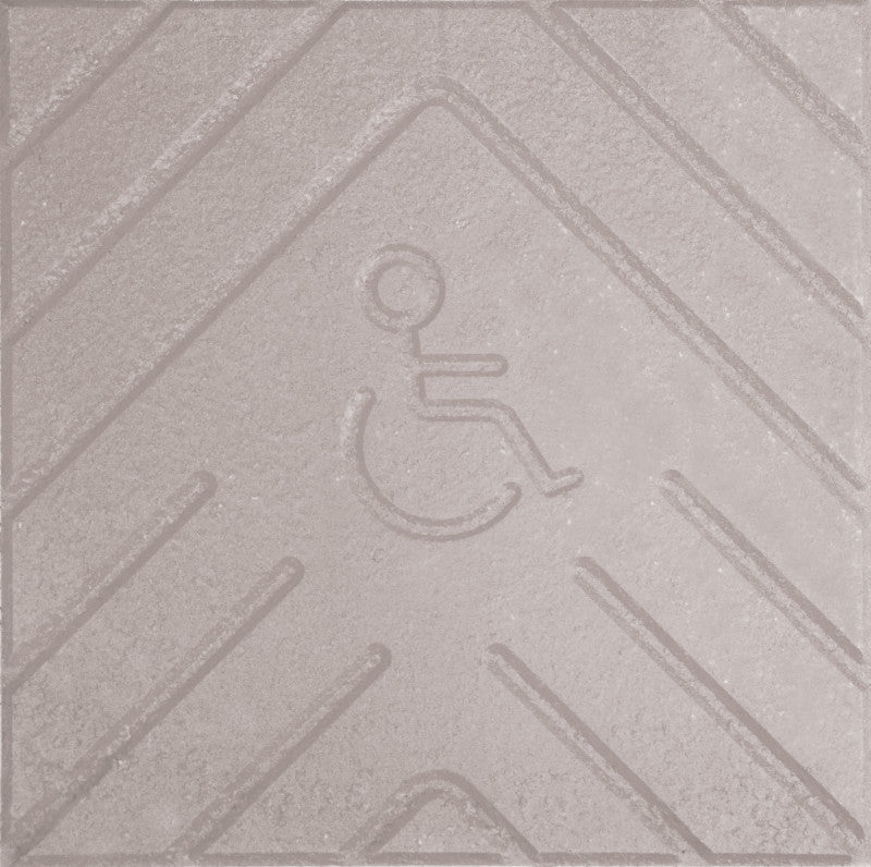 Rampe 40x40 Grau mit Logo - Barrierefreiheit - 1. Etage (m2)