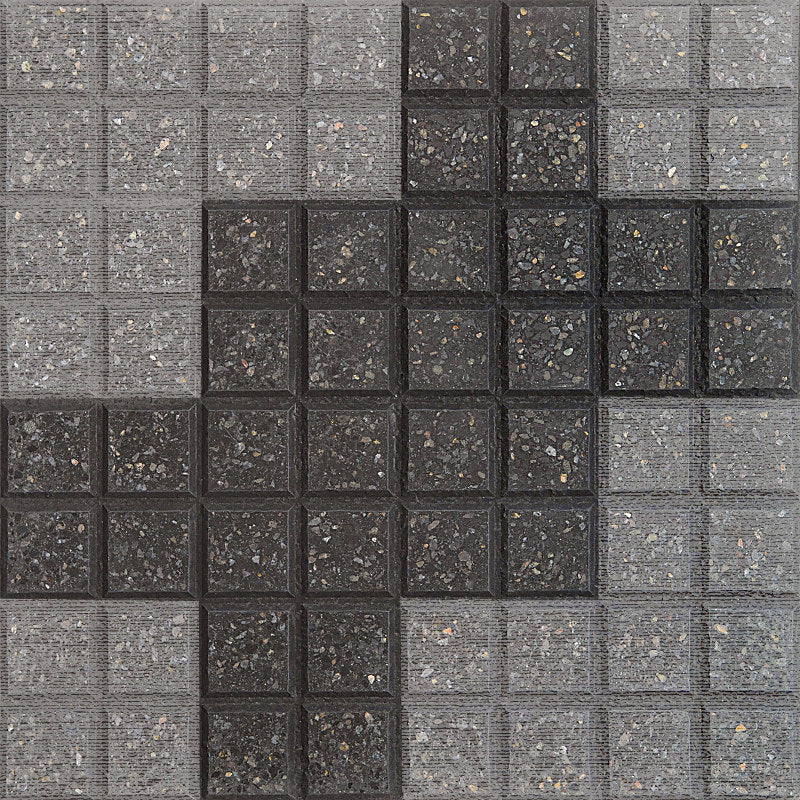 Nudo Verde Alpes / Black 64 Panes Nudo - Granulated Tile - 1st (m2)