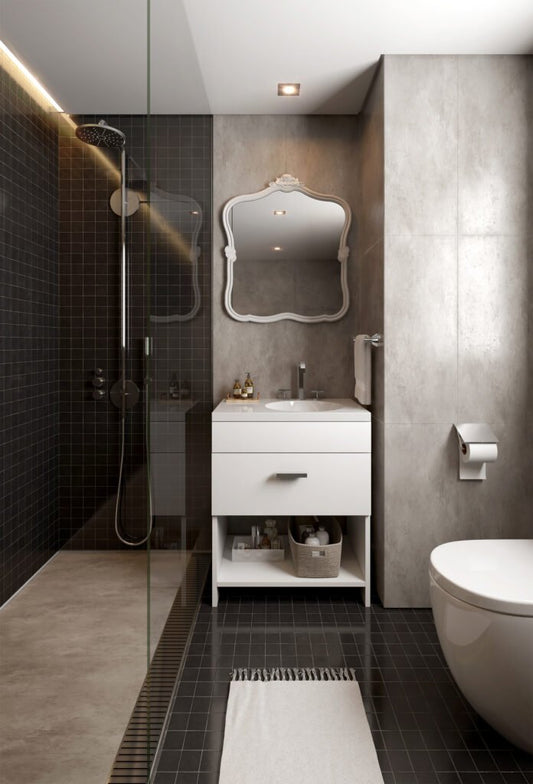 Espejo Mercedes Blanco - E7093 - Misiones Deco - 1era