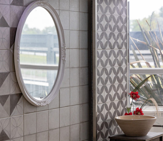 Ovaler Spiegel Breneghy Weiß – E7040 – Misiones Deco – 1 Ära