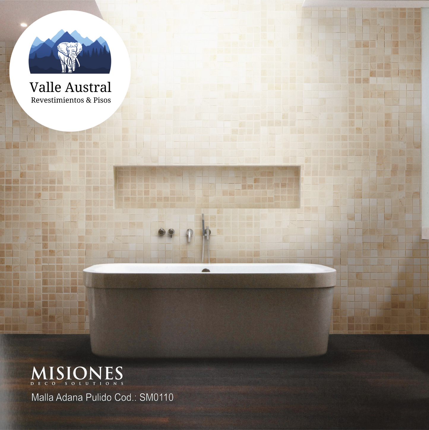 Adana Poliertes Creme-Elfenbein-Netz – SM0110 – 1