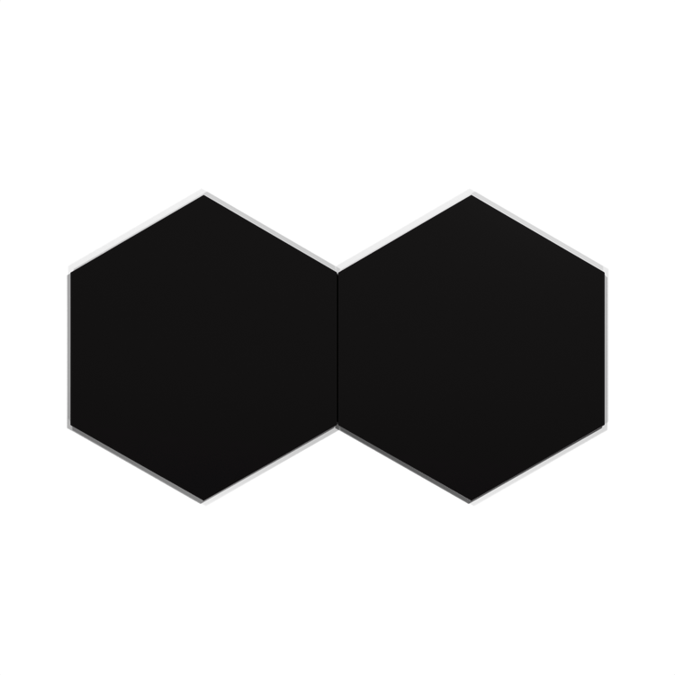 Hexagonales - COLOR: Negro