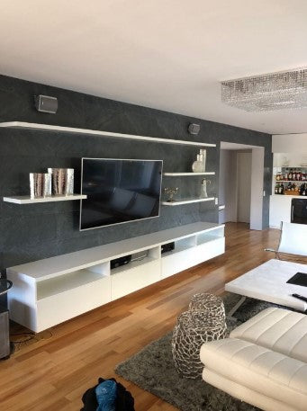 Deep Black - 122x61 CM - Piedrafina - 1st 