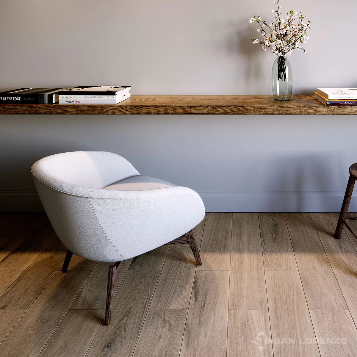 Yulan Oak - 19.2x117 - Porcelain - San Lorenzo - 1st (m2)