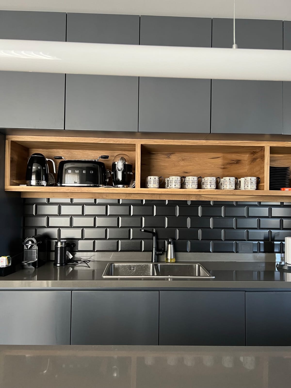 Beveled Subway Black - Ceramica - C2055 - 1era (m2)