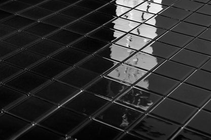 Antico Azulejo Negro Brillante 13 X13 - Acuelera ( X CAJA de 0,5 m2) - 1era