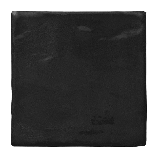 Antico Azulejo Negro Brillante 13 X13 - Acuelera ( X CAJA de 0,5 m2) - 1era