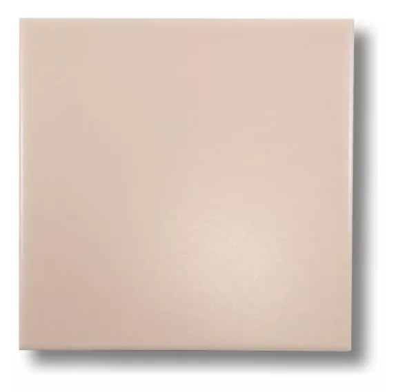 Azulejo Liso Satin Salmon Claro Brillante 10,3 X 10,3 - Acuelera ( X CAJA de 0,25 m2) - 1era