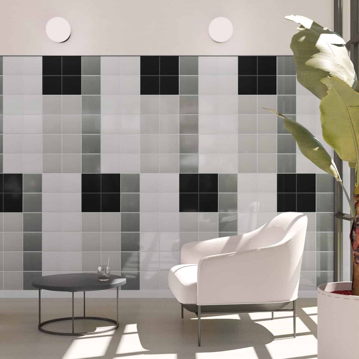 Azulejo Gris Claro Intermedio Brillante 15 X 15 - Acuelera ( X PIEZA) - 1era