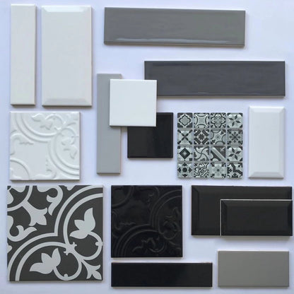 Azulejo Liso Satin Gris Claro Brillante 10,3 X 10,3 - Acuelera ( X CAJA de 0,25 m2) - 1era