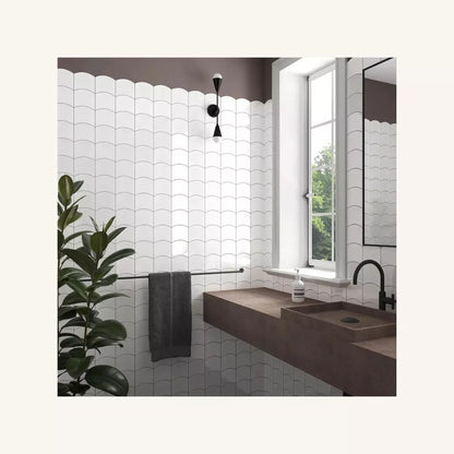 Curve Azulejo Blanco Brillante 10 X 12 - Acuelera ( X CAJA de 0,29 m2) - 1era