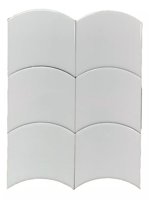 Curve Azulejo Blanco Brillante 10 X 12 - Acuelera ( X CAJA de 0,29 m2) - 1era