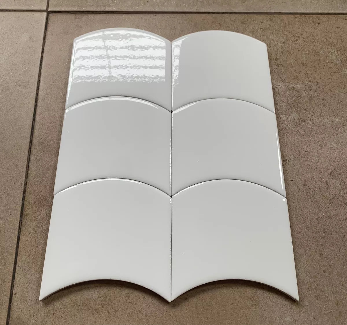 Curve Azulejo Blanco Brillante 10 X 12 - Acuelera ( X CAJA de 0,29 m2) - 1era