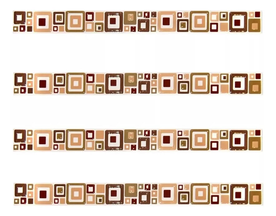 Guarda Cuadrat Marron Brillante 5 X 61 - Acuelera ( X PIEZA) - 1era