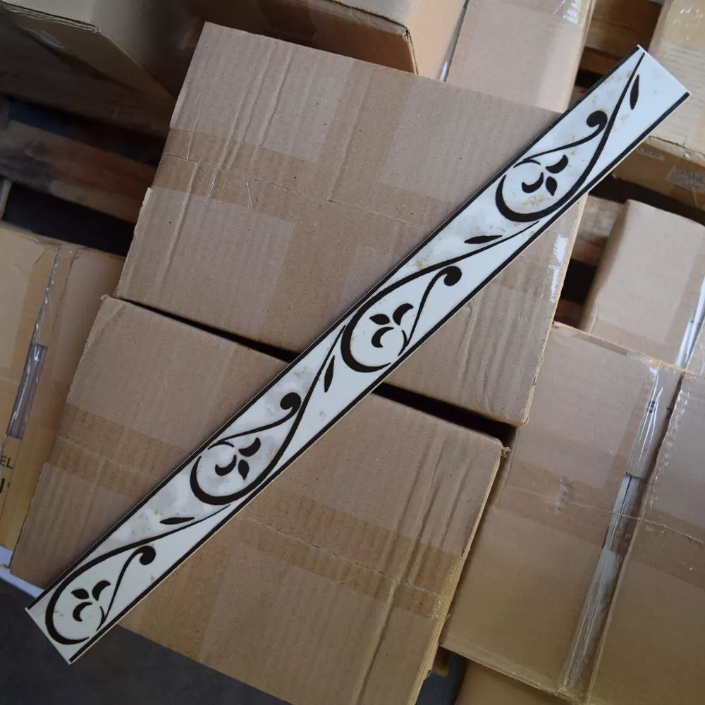 Guarda Perla  Negra Brillante 5 X 61 - Acuelera ( X PIEZA) - 1era