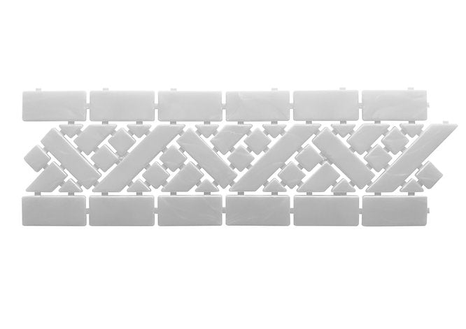 Guarda Angosta Blanco Perlado